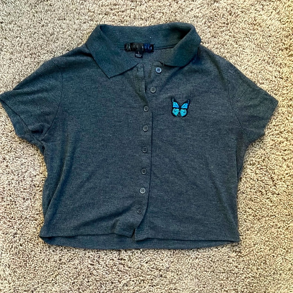brand (faded rose), size large (stretchy)